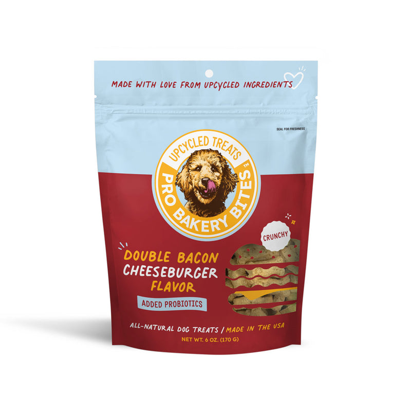 Pro Bakery Bites Crunchy - Double Bacon Cheeseburger 6oz