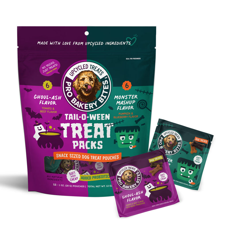 NEW! Halloween Pro Bakery Bites - Tail-O-Ween 1oz. Treat Packs (12 count bag)