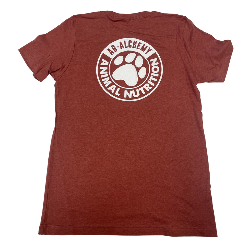 Ag-Alchemy Animal Nutrition Short Sleeve T-Shirt - Adult - Red Paw